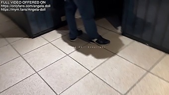 Voyeur Watches As I Have A Threesome With Two Strangers In A Cinema